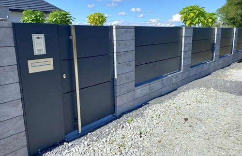 Огорожі - паркани  - металеві секції серії PANEL - Image 2