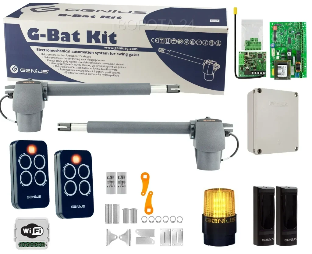 Комплект автоматики для розпашних воріт FAAC Genius G-Bat 400 MAXI